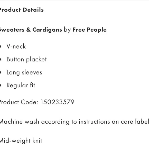 Free People School Girl Cardigan in Pearl Melange - Picture 5 of 10